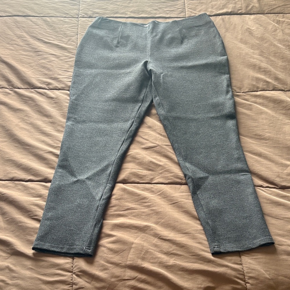 Calvin Klein Gray Stretch Waistband Pants